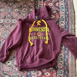 Signature Maroon Hoodie with Yellow Details